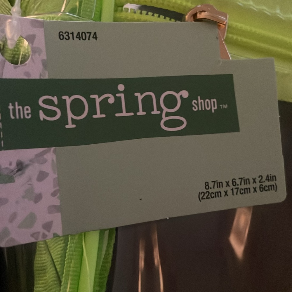 The Spring Shop Neon Green Clear Stadium Bag - Picture 5 of 6